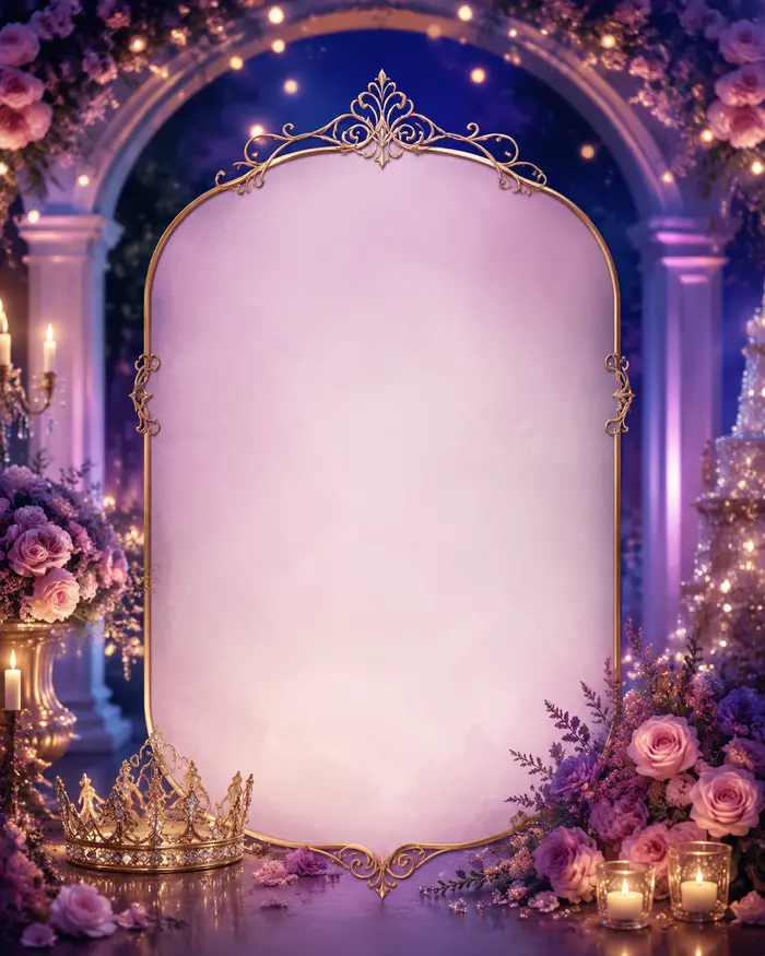 Ejemplo de diseño elegante para quinceaños